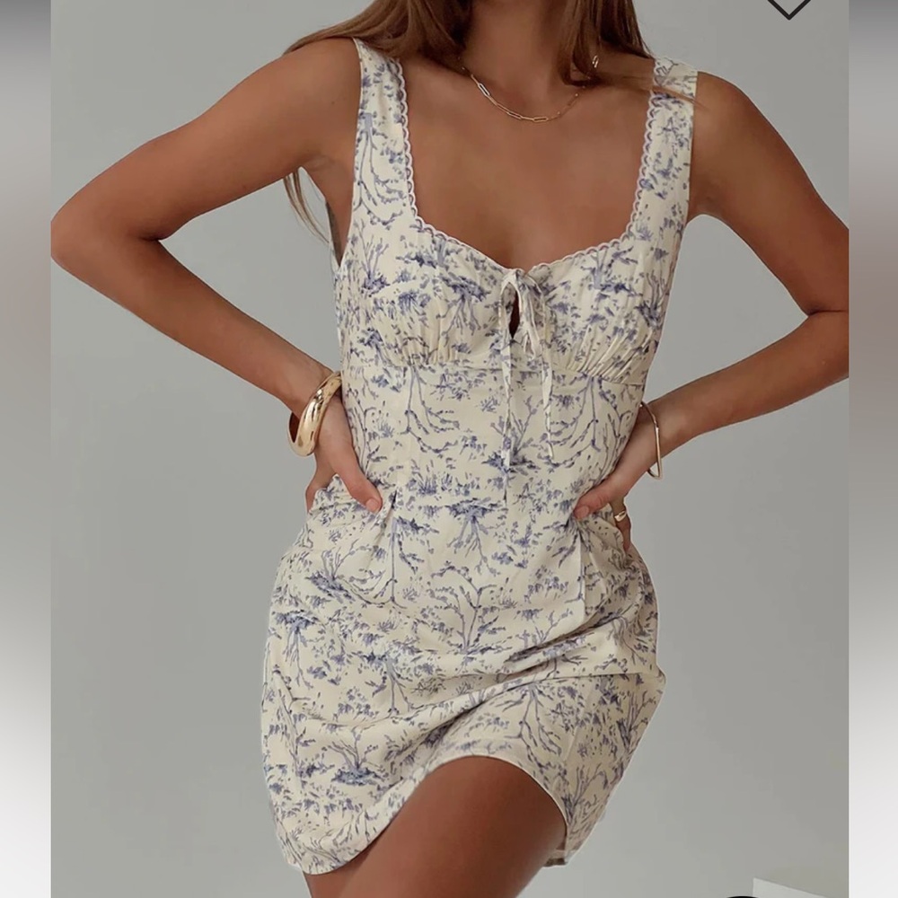 Alliston Mini Dress Yellow Princess Polly